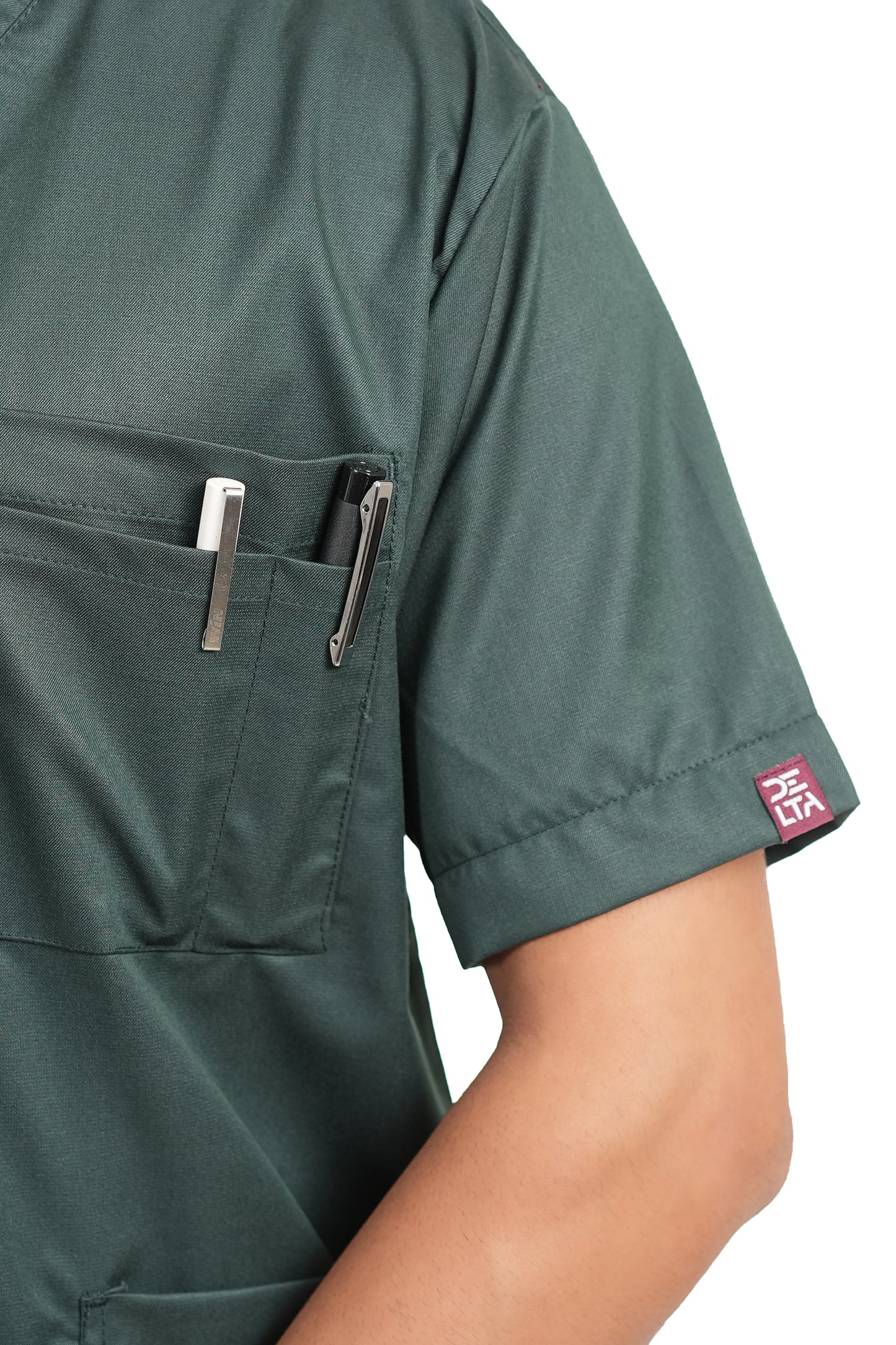 Classic Men's V-Neck (Green) New Gen Scrub