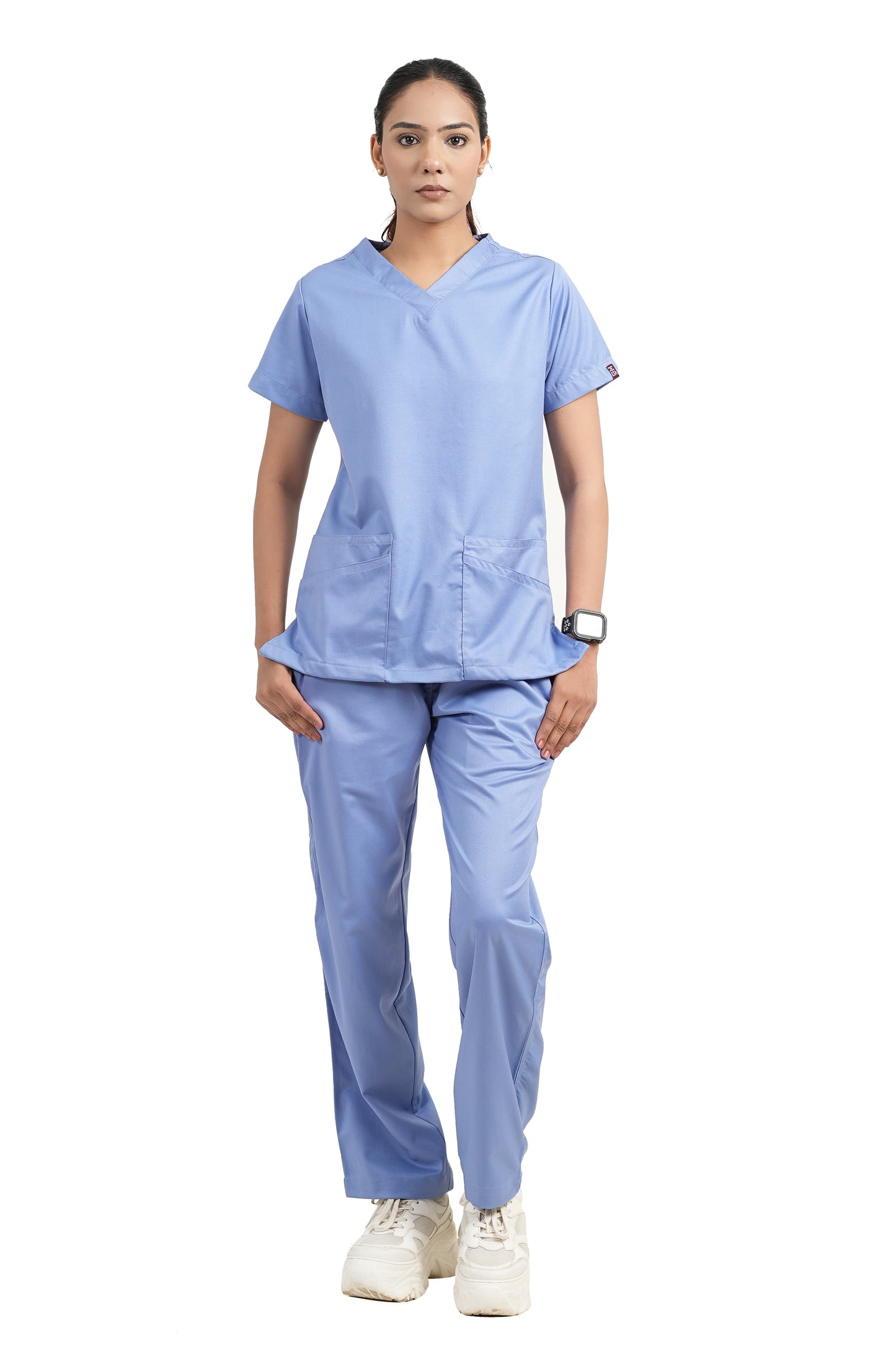 Classic Women's V-Neck (Sky) New Gen Scrub