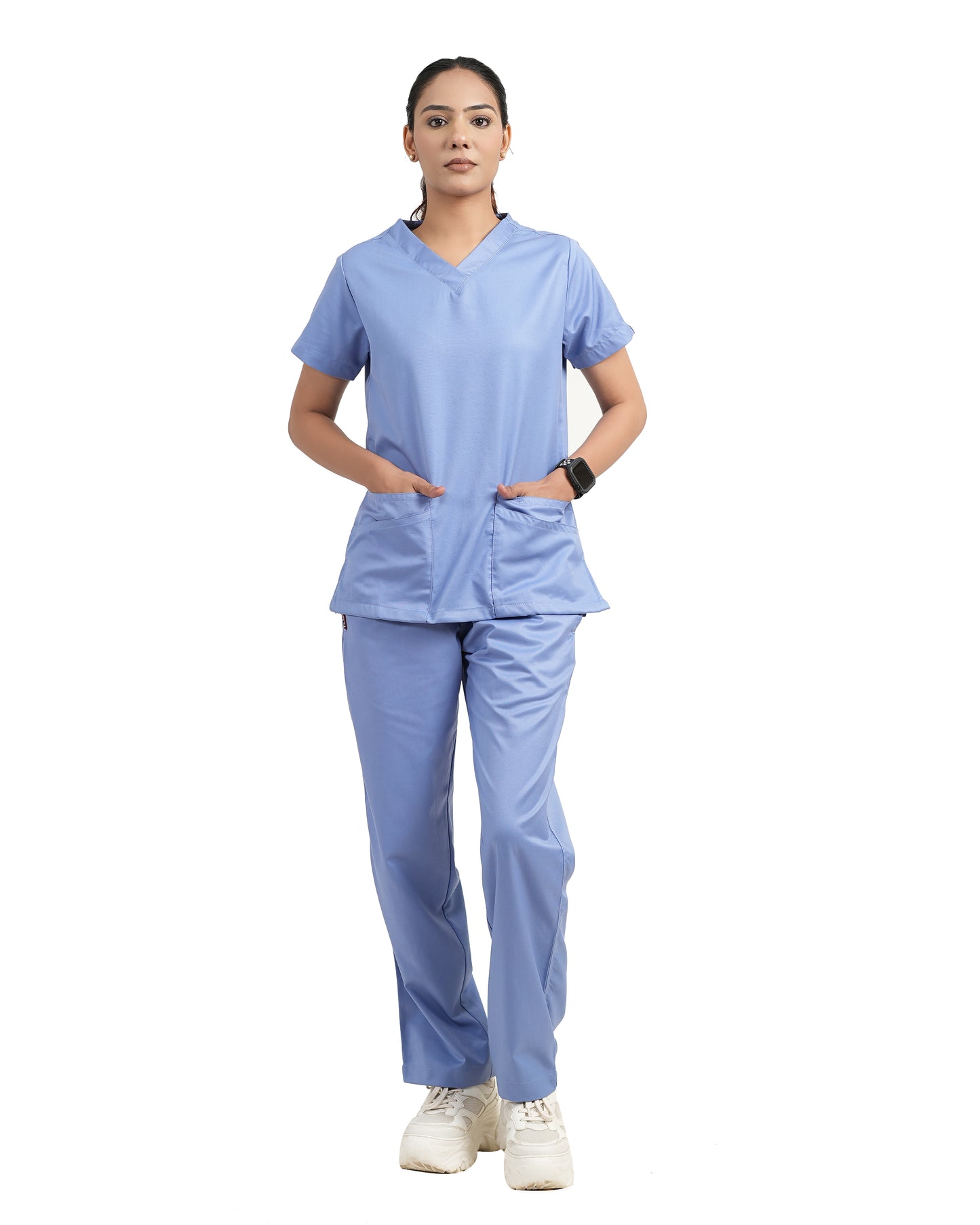 Classic Women's V-Neck (Sky) New Gen Scrub