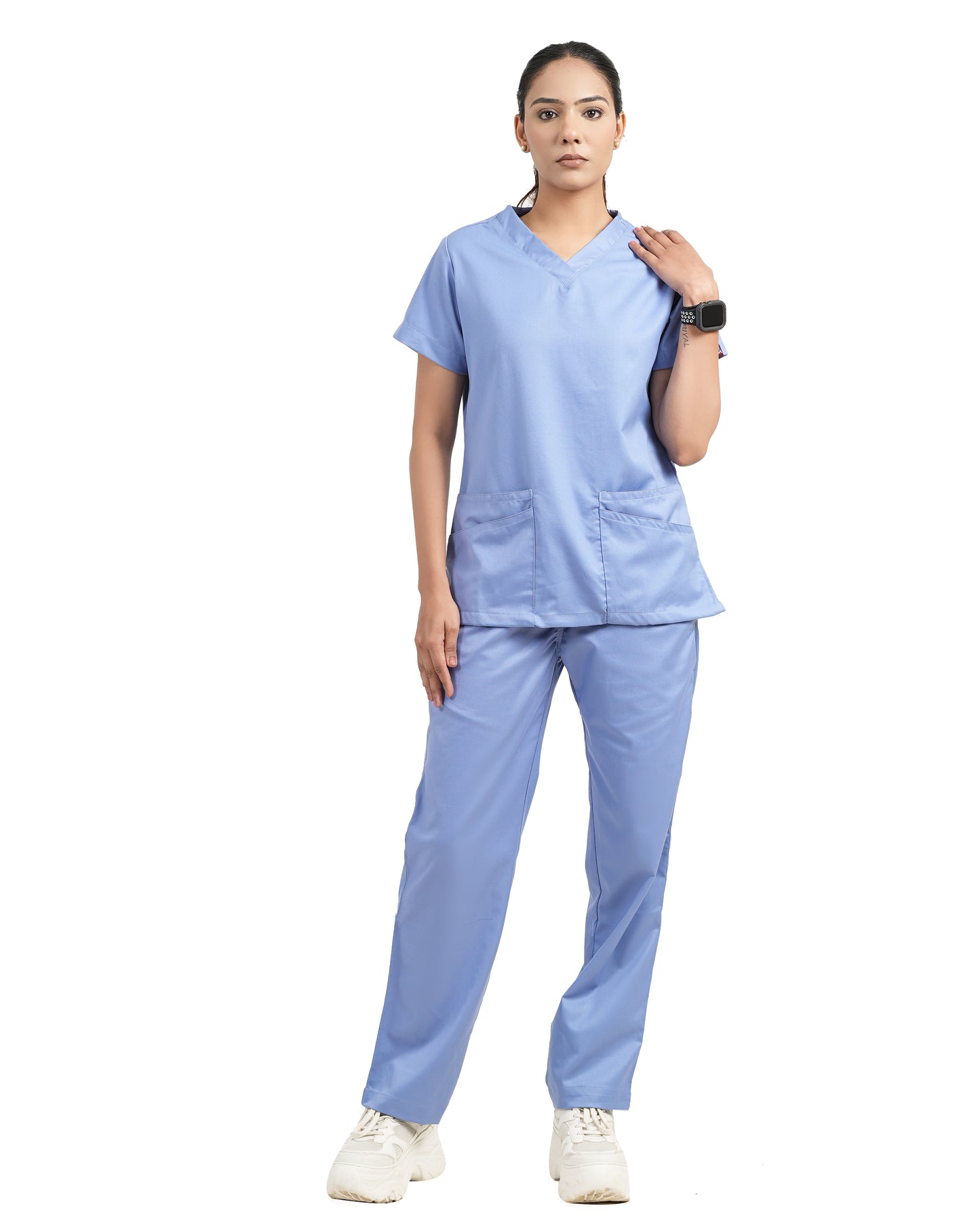 Classic Women's V-Neck (Sky) New Gen Scrub