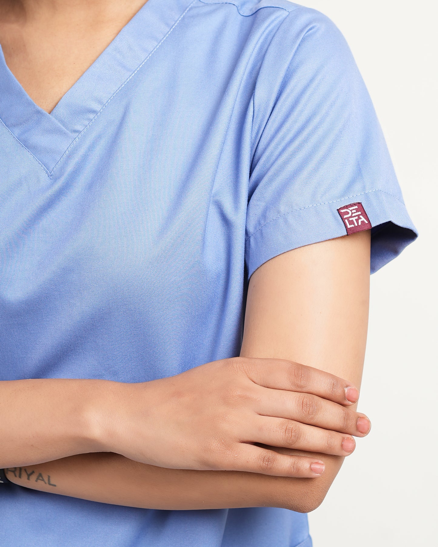 Classic Women's V-Neck (Sky) New Gen Scrub