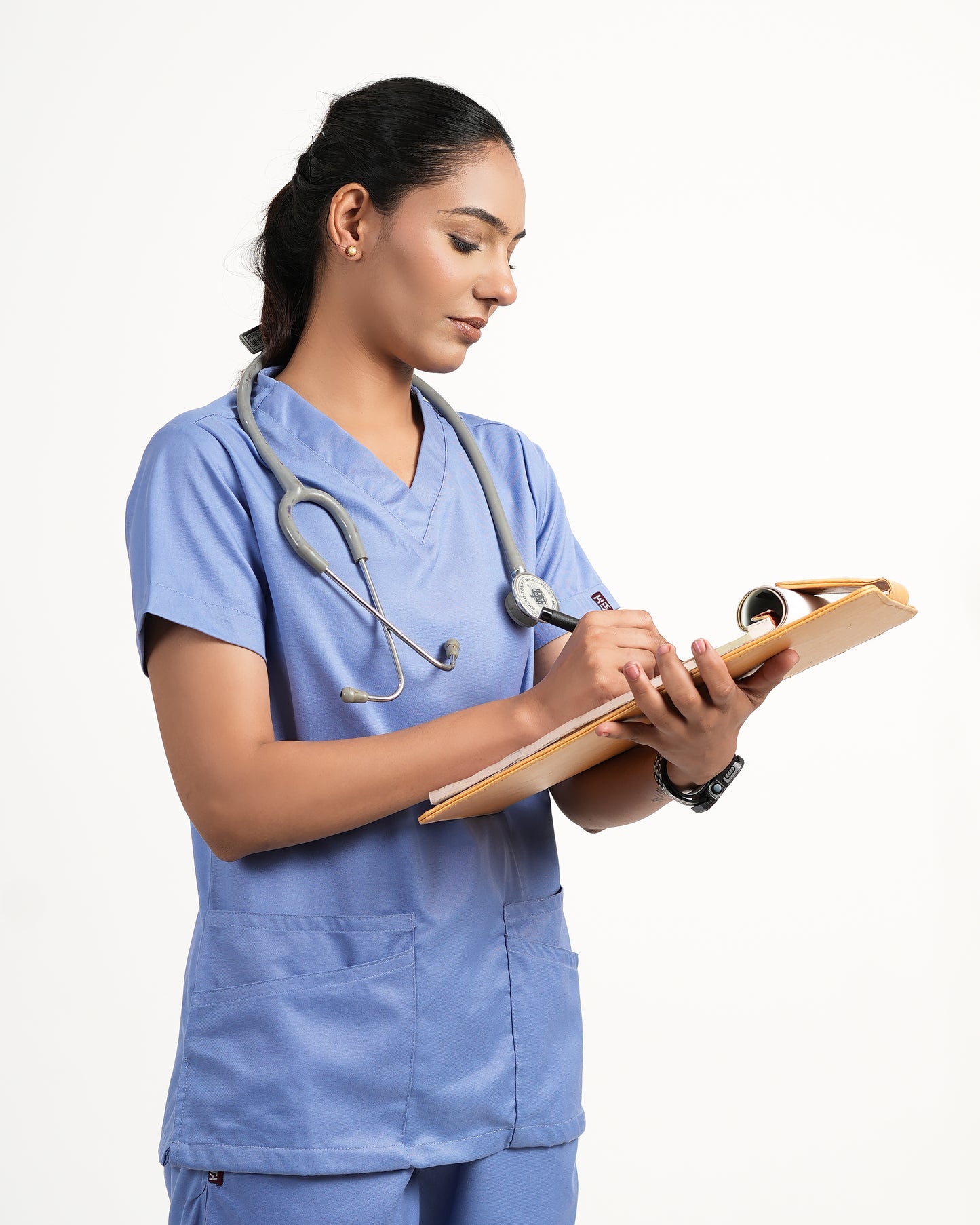 Classic Women's V-Neck (Sky) New Gen Scrub