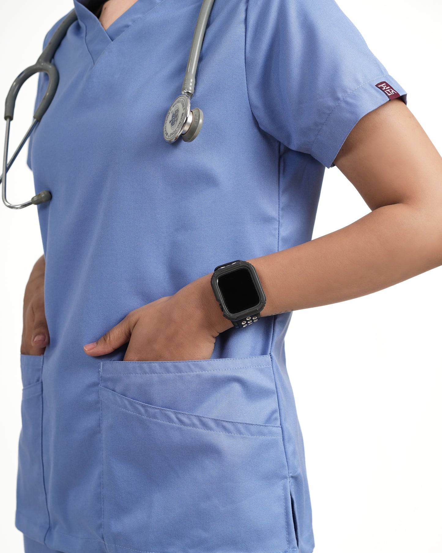 Classic Women's V-Neck (Sky) New Gen Scrub