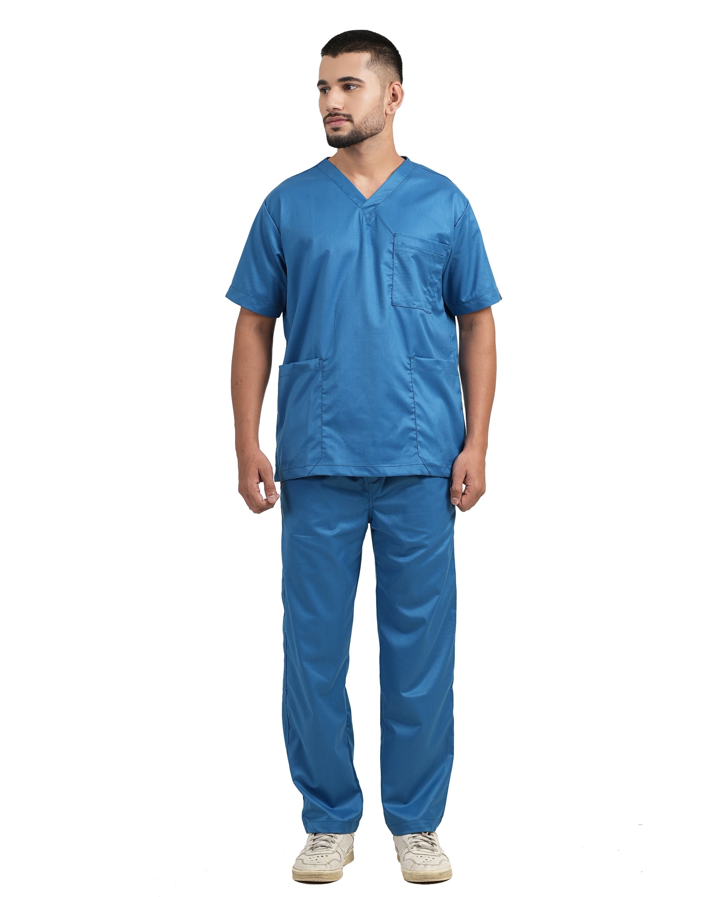 Classic Men's V-Neck (Sky) New Gen Scrub