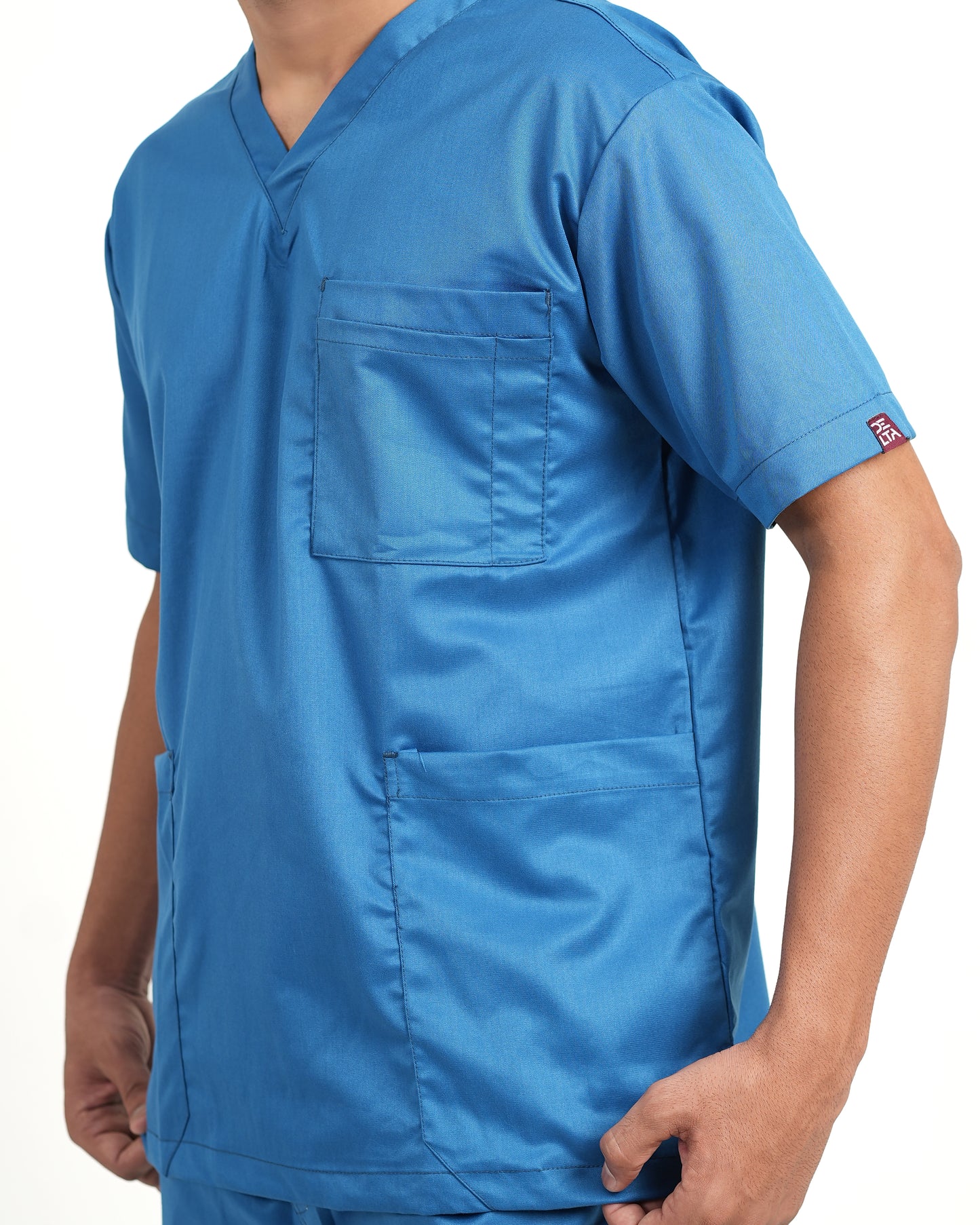 Classic Men's V-Neck (Royal Blue) New Gen Scrub