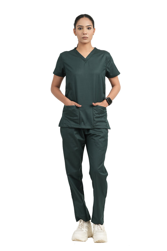 Classic Women's V-Neck (Green) New Gen Scrub
