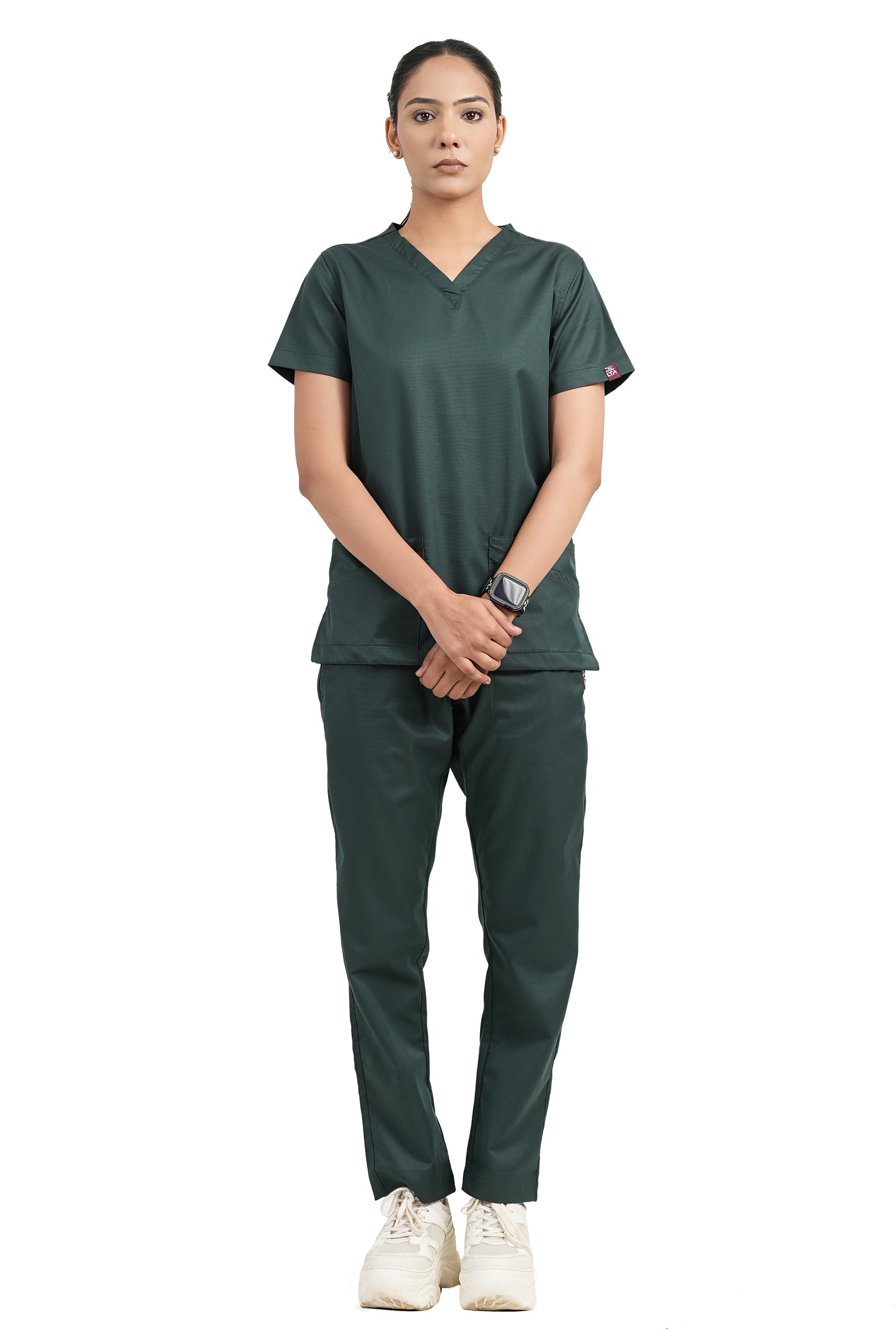 Classic Women's V-Neck (Green) New Gen Scrub