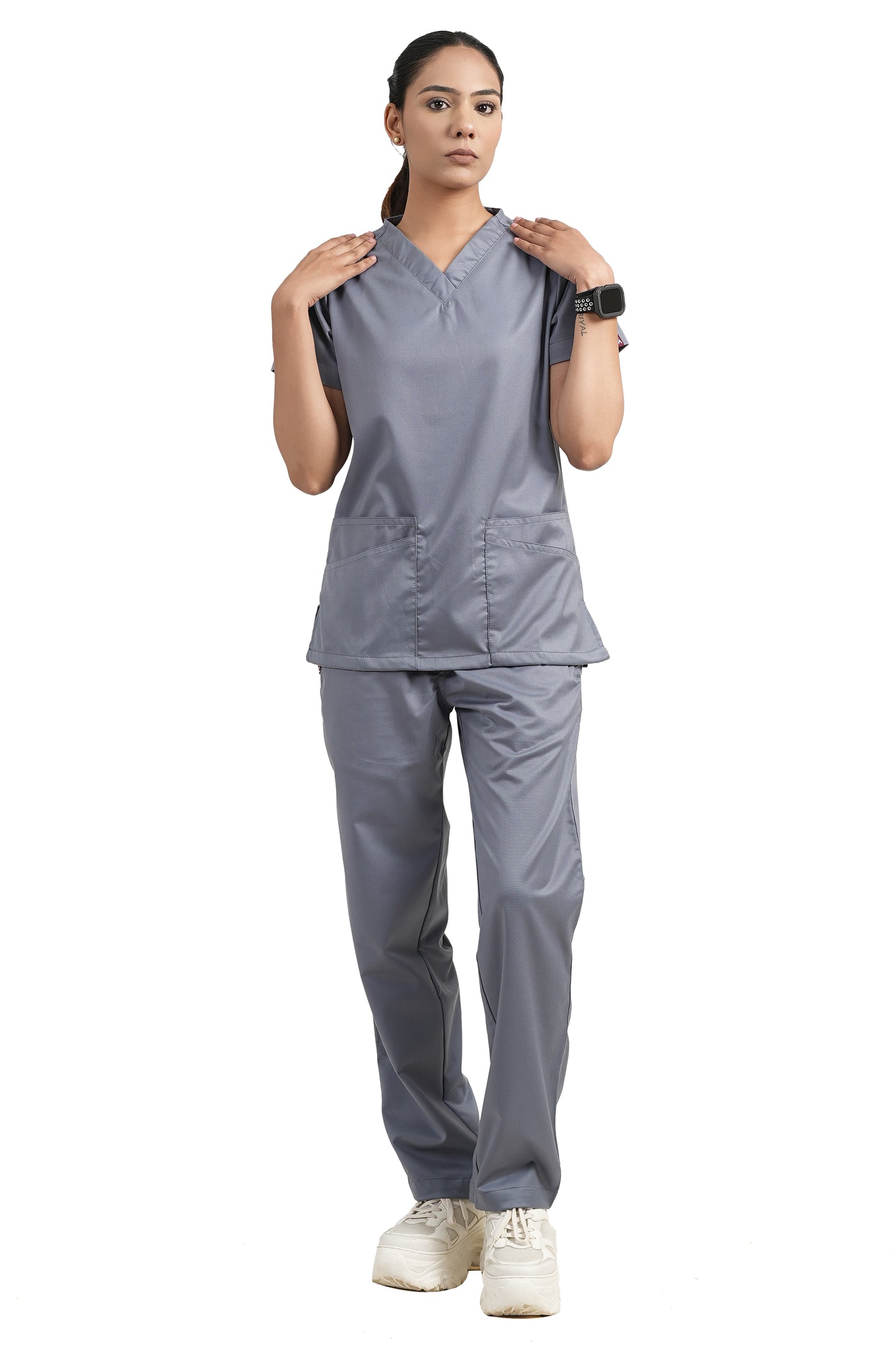 Classic Women's V-Neck (Sky) New Gen Scrub