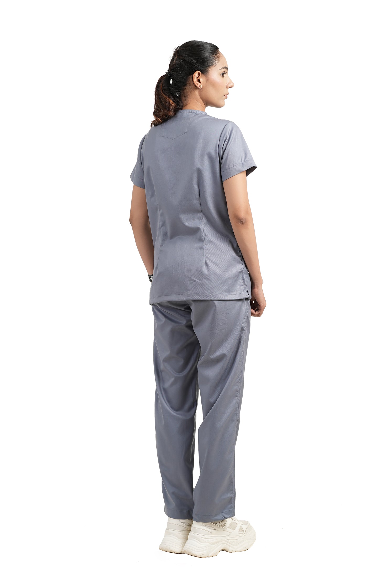 Classic Women's V-Neck (Gray) New Gen Scrub