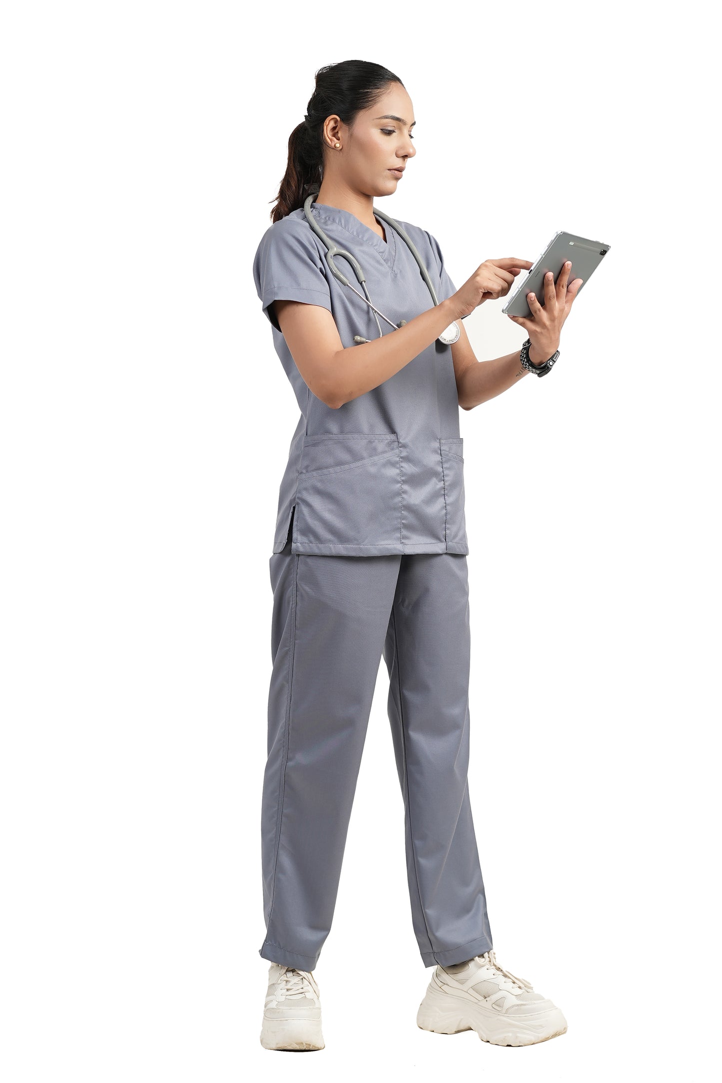 Classic Women's V-Neck (Green) New Gen Scrub