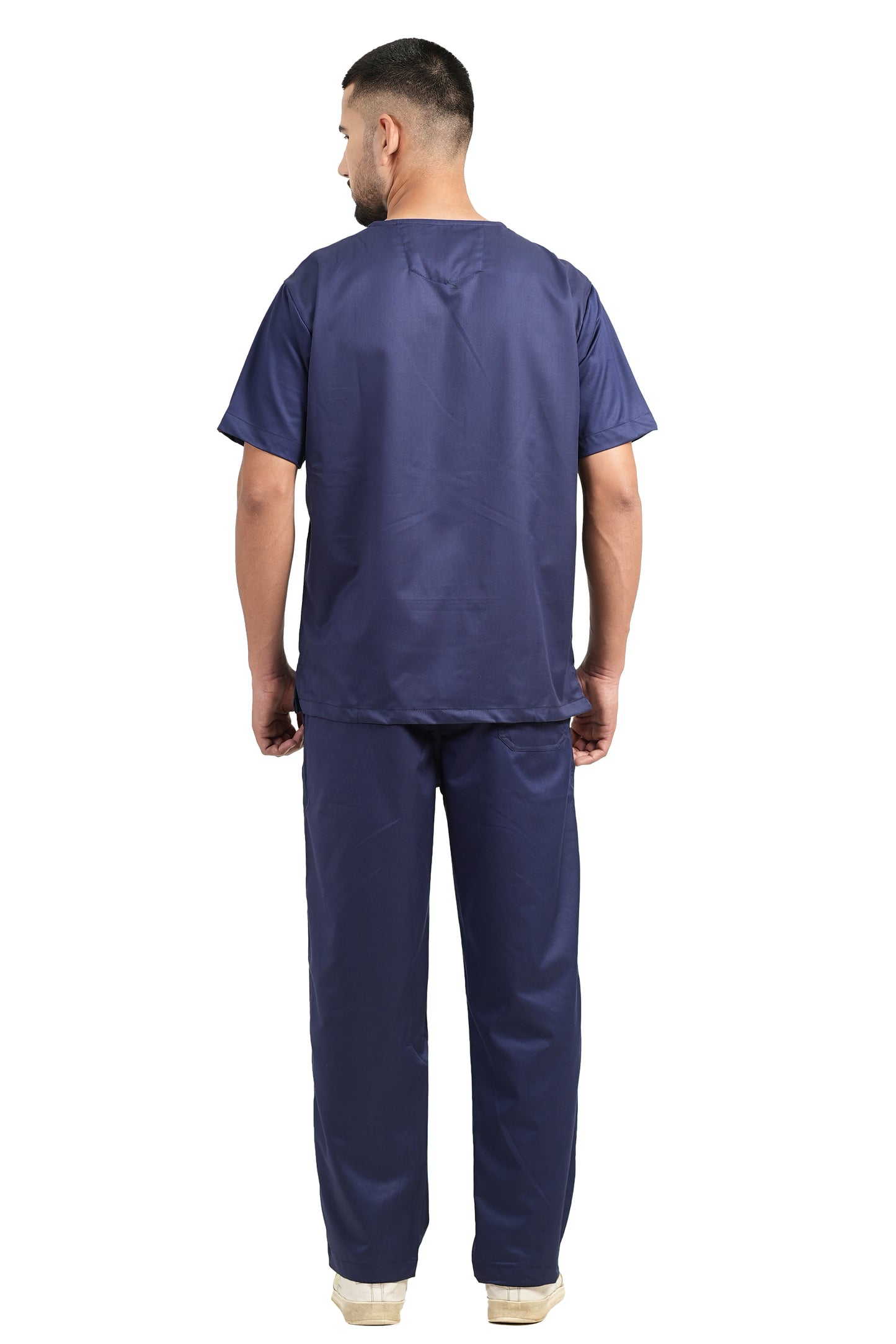 Classic Men's V-Neck (Navy Blue) New Gen Scrub