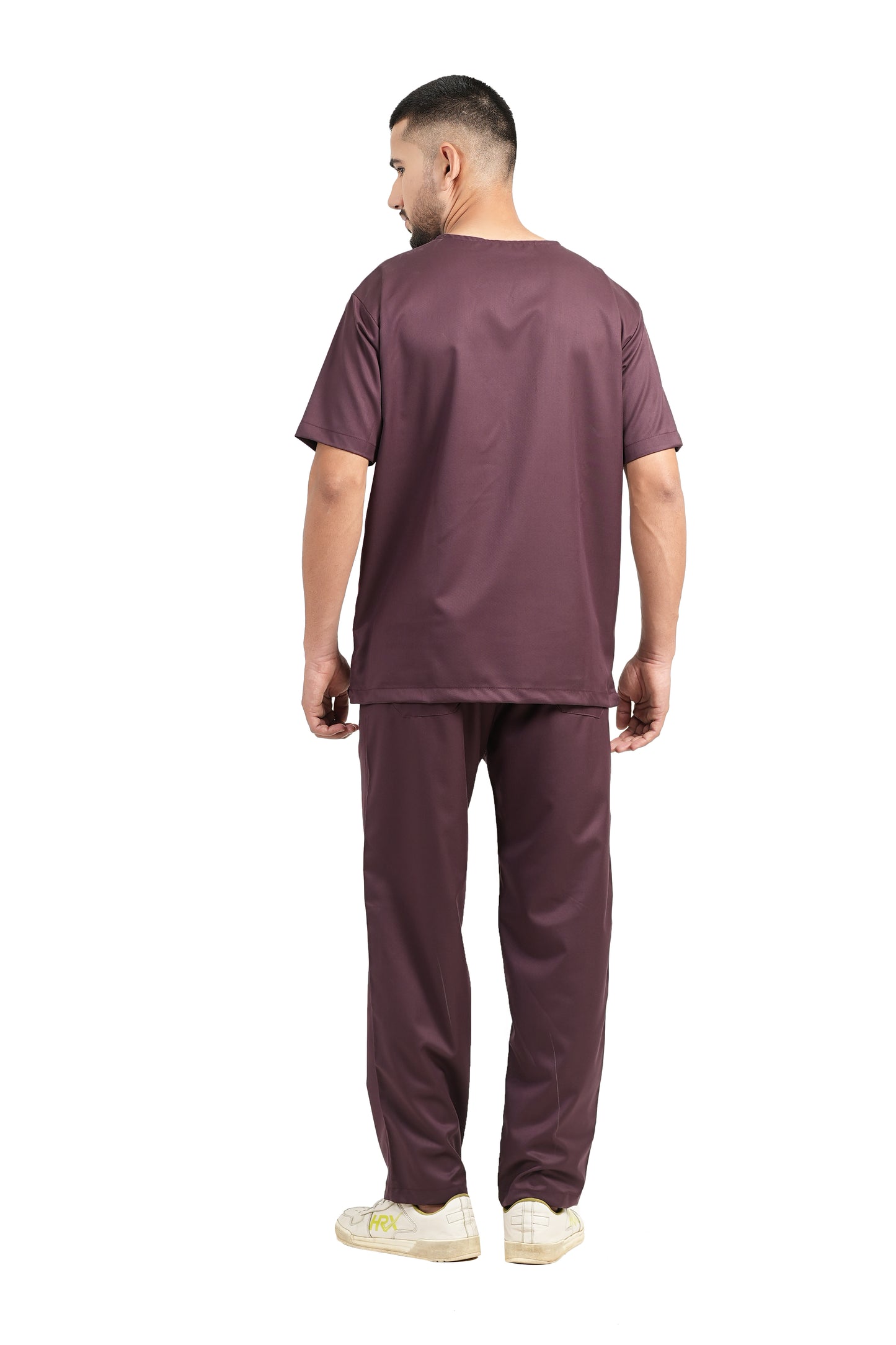 Classic Men's V-Neck (Wine) New Gen Scrub