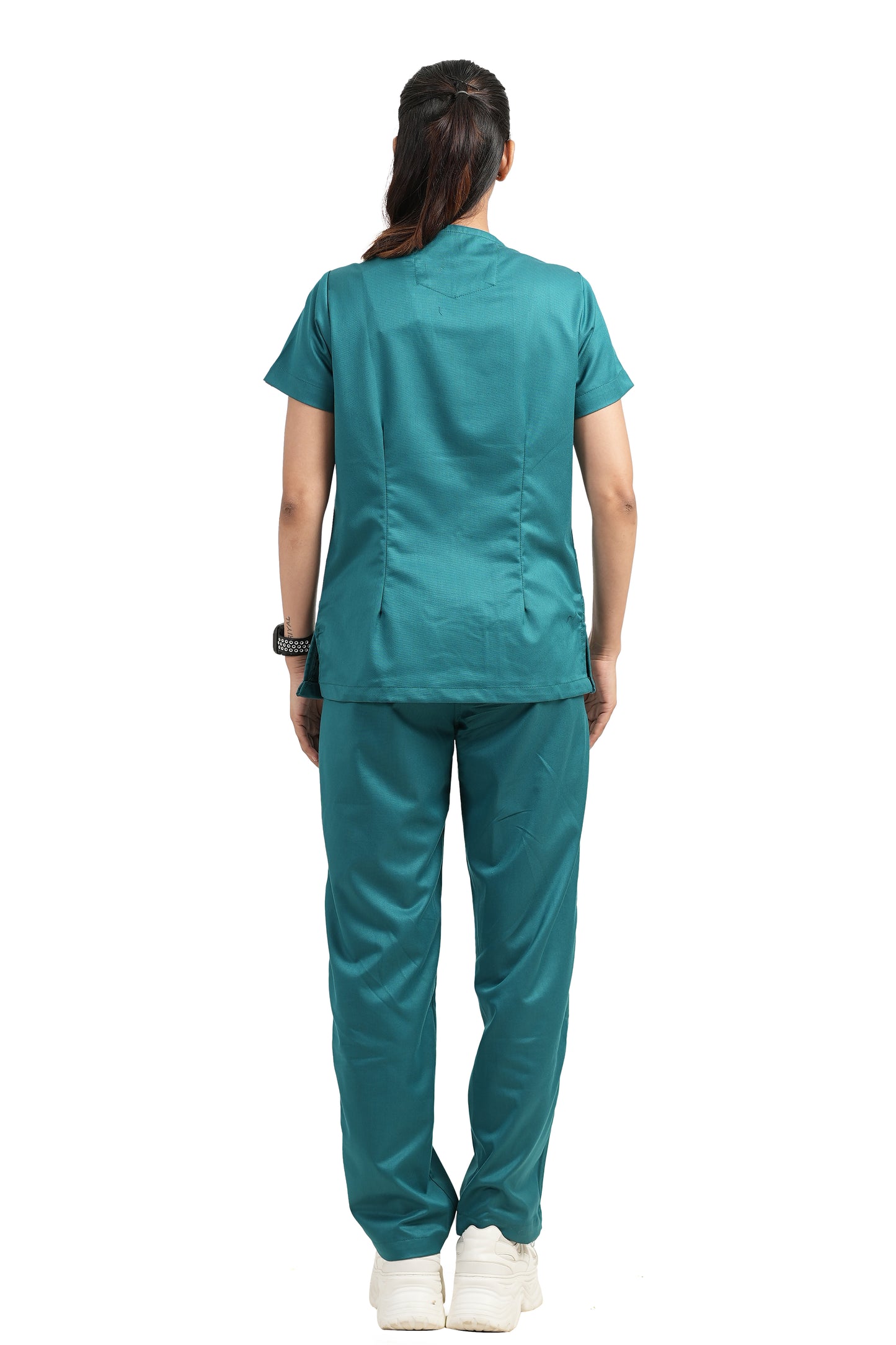 Classic Women's V-Neck (Peacock Green) New Gen Scrub