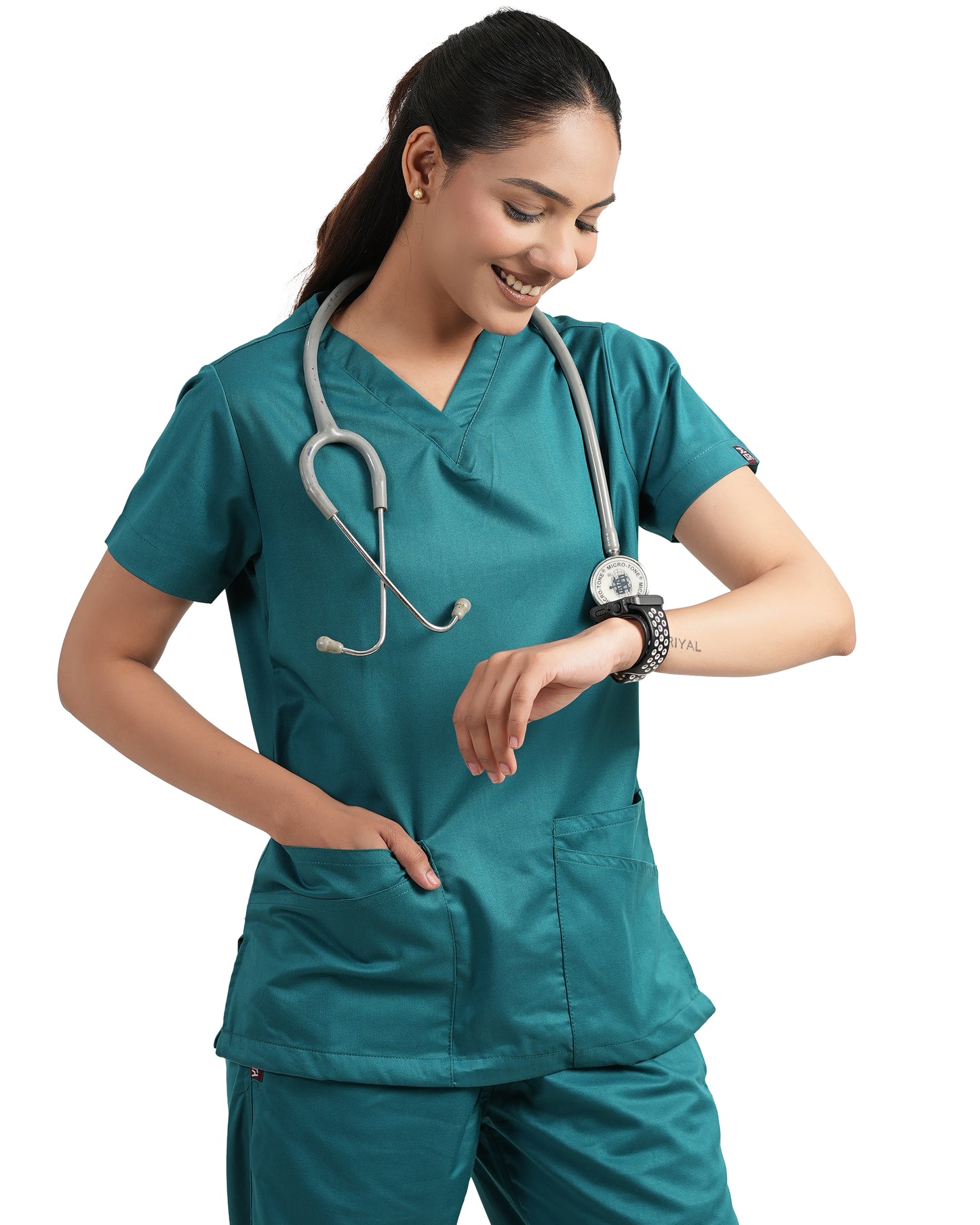 Classic Women's V-Neck (Sky) New Gen Scrub