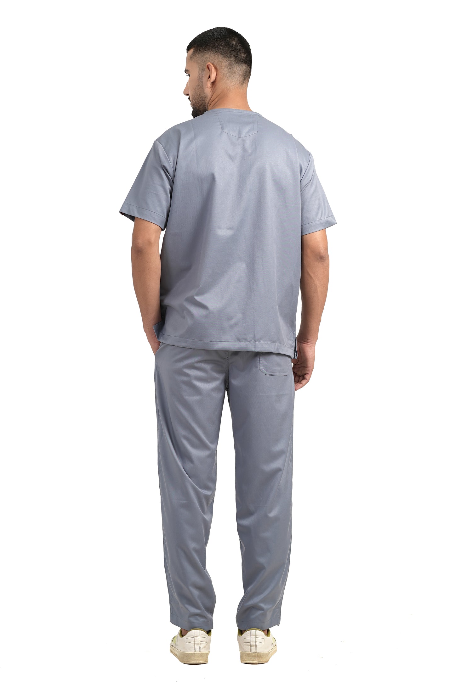 Classic Men's V-Neck (Gray) New Gen Scrub