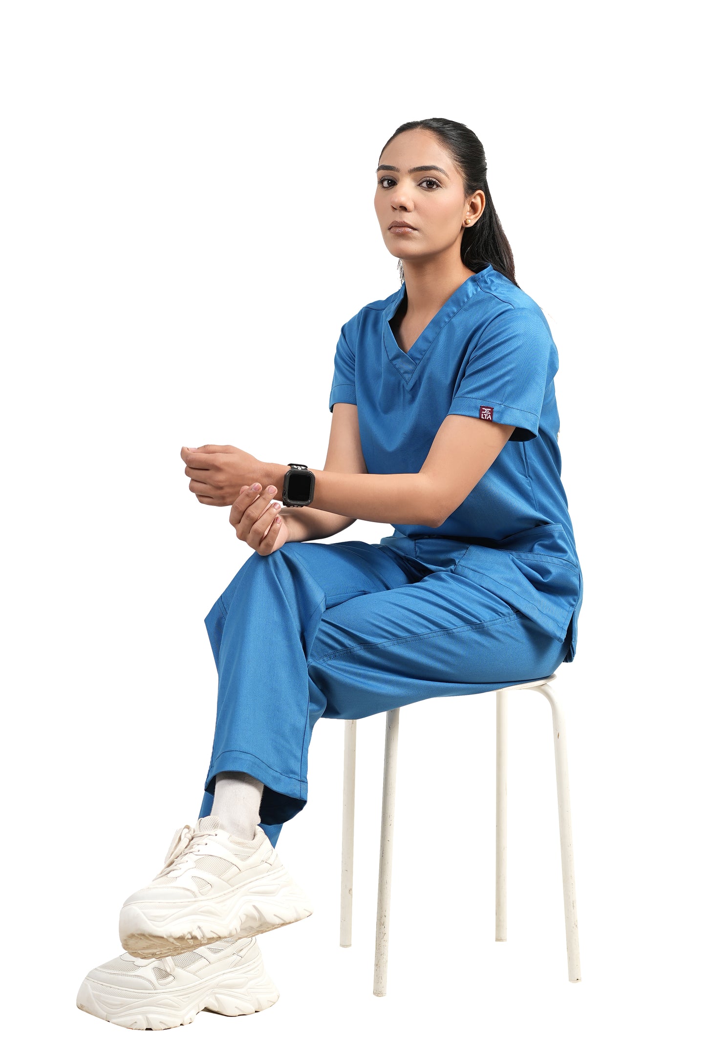 Classic Women's V-Neck (Sky) New Gen Scrub