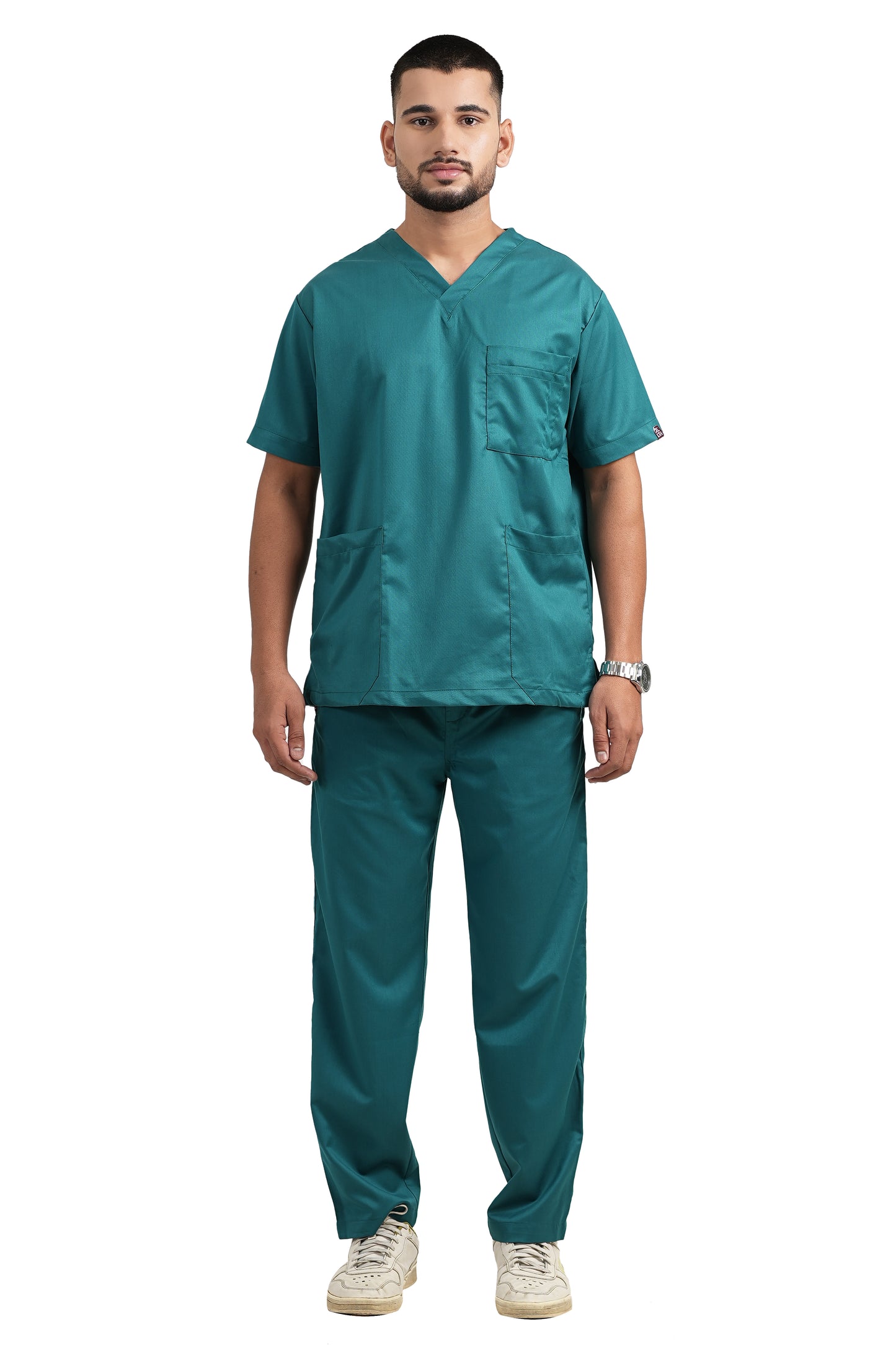 Classic Men's V-Neck (Gray) New Gen Scrub