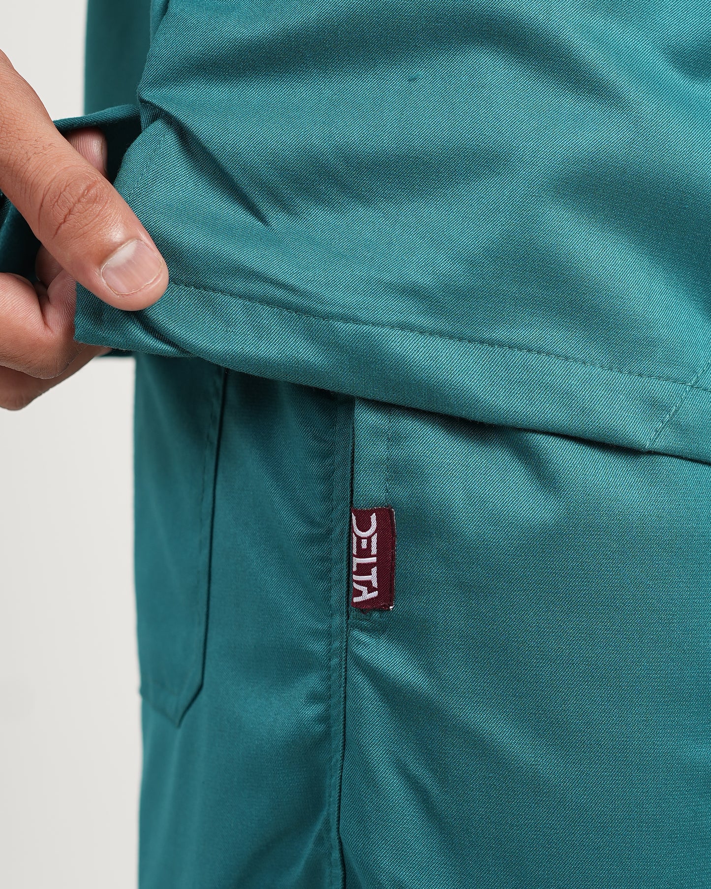 Classic Men's V-Neck (Peacock Green) New Gen Scrub