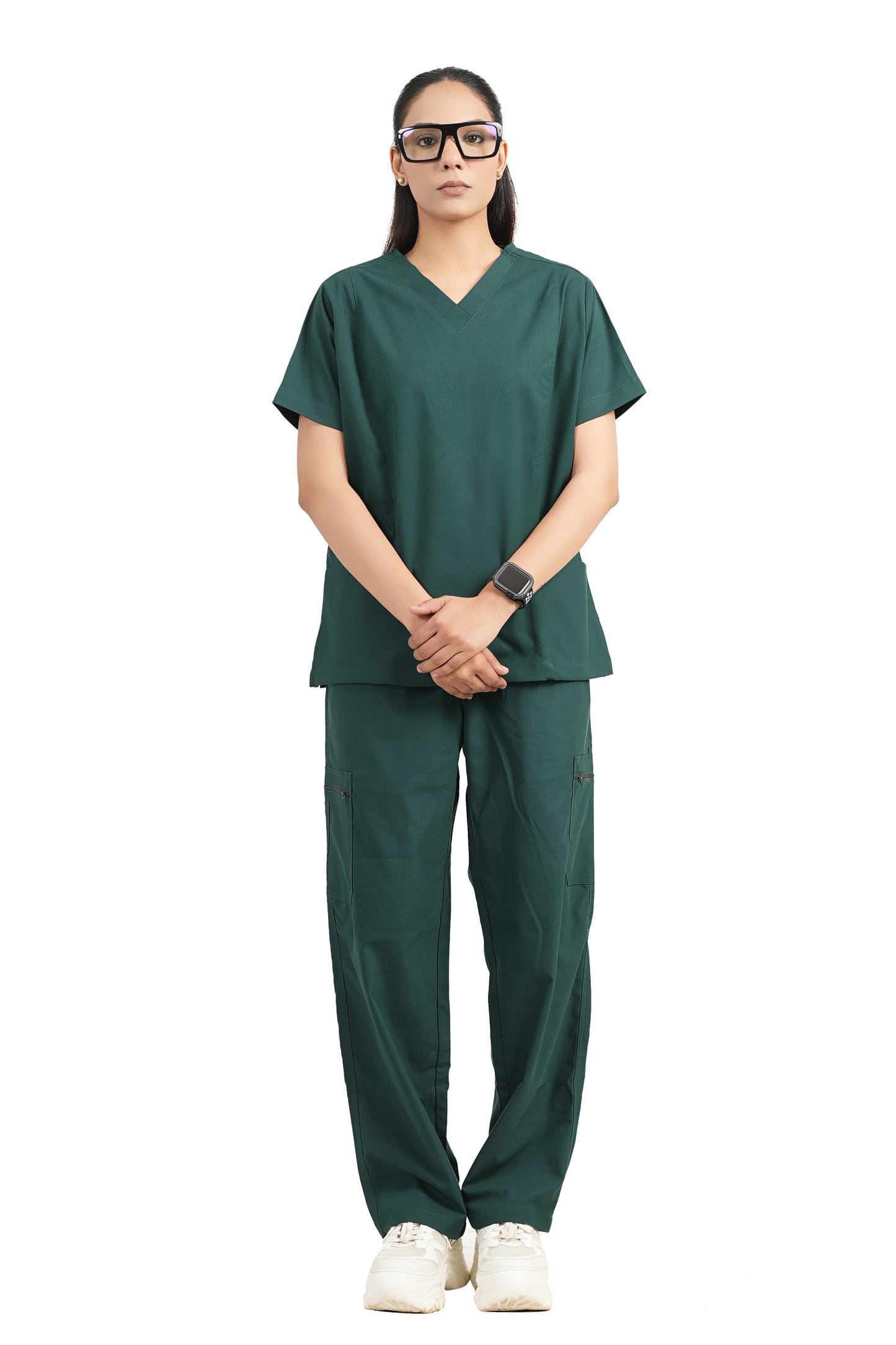 Classic Women's V-Neck (Green) New Gen Scrub