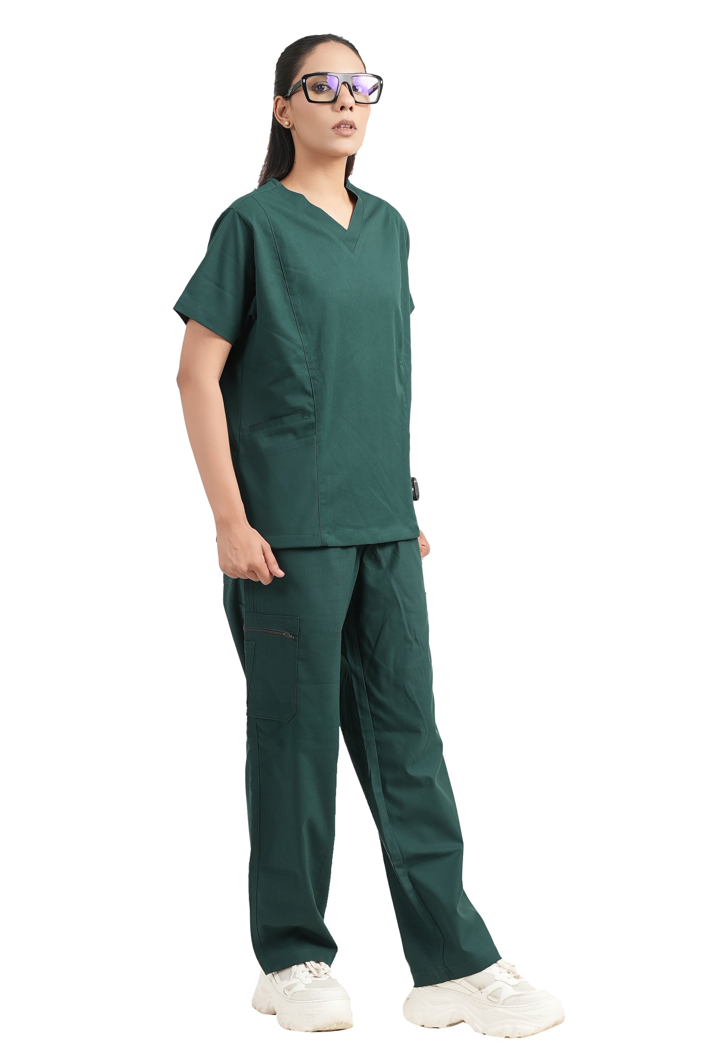 Classic Women's V-Neck (Green) New Gen Scrub